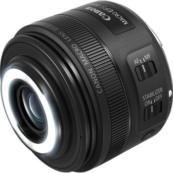 Canon EF-S 35mm f/2.8 Macro IS STM s LED světlem