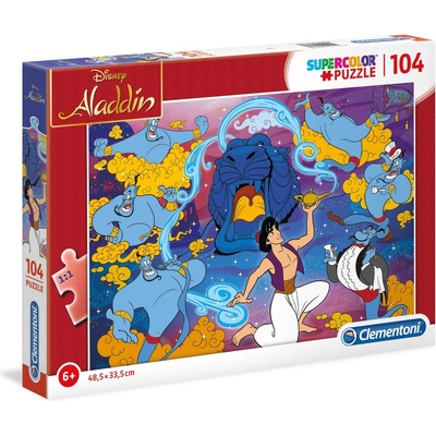 Clementoni SuperColor Aladyn Пъзел Унисекс 6+ години 104 бр