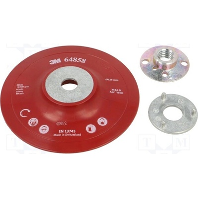 3M 64858 Podložka; Ø: 125mm; pro fíbrové disky