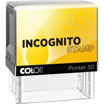 Colop Печат Incognito Printer 30, правоъгълен, 18 x 47 mm, ч (1085100004)