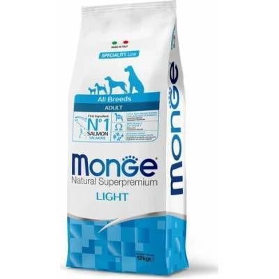 Monge Natural Superpremium All Breeds Light dietní losos & rýže 12 kg