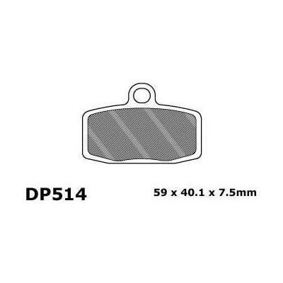 Destičky brzdové DP514-SDP DP Brakes - směs SDP PRO-MX DP514-SDP