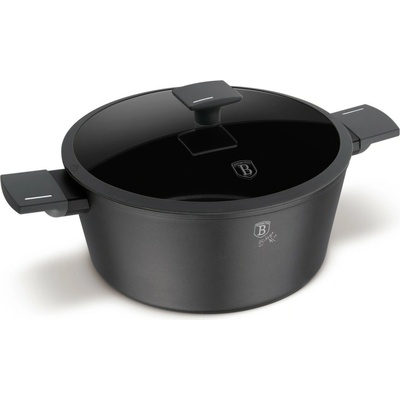 Pro-Tech shop Kastról s pokrievkou s cedidlom a titánovým povrchom Anthracite 28cm 55695