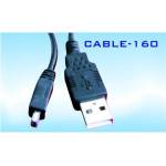 Royal Кабел Royal 160 34248, от USB Type A(м) към USB Mini(м) 1.8m, черен (34248)