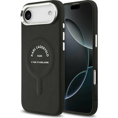KARL LAGERFELD PU RSG Logo MagSafe Задна Обвивка за iPhone Air Black Karl Lagerfeld | Cheren | МЪЖЕ | UNI