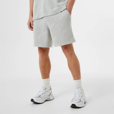 Jack Wills Къси панталони Jack Wills Logo Repeat Towelling Shorts - Cool Grey