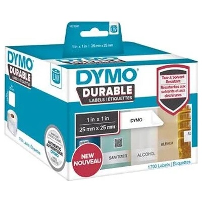 DYMO Etikety, odolné, do LW tlačiarní, 25x25 mm, 850 ks etikiet, DYMO