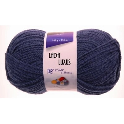 Vlnap příze Lada Luxus_56510 kovově modrá