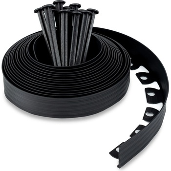 Unigardia Smart Neviditelný obrubník 5 cm x 10 m s 30 kolíky černá 1 ks