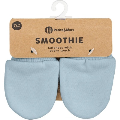 Petite & Mars Rukavičky kojenecké Smoothie Sky Blue – Zboží Dáma
