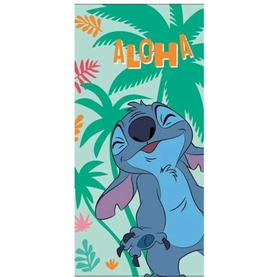 Lilo a Stitch Osuška Disney Stitch Aloha Palmy 70 x 140 cm
