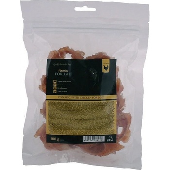 Fitmin dog For Life treat cod rings with chicken 200 g
