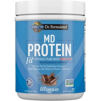 Image 1 of Garden of Life Dr. Formulated MD Protein FIT | Sustainable Plant-Based Powder [605 грама] Шоколад