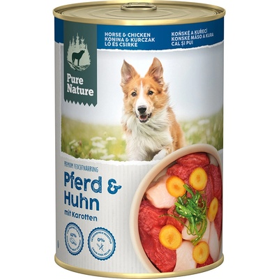 Pure Nature Adult koňské a kuřecí 6 x 400 g