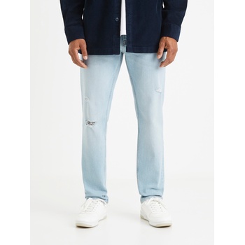 Celio Светлосини мъжки дънки с права кройка и скъсан ефект Celio Vomarble Celio | Sin | МЪЖЕ | 30/34