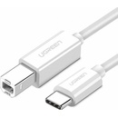 Ugreen US241 USB-C / USB-B 2.0 pre tlačiareň so skenerom, 1,5m, bílý