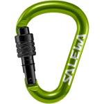 Salewa HMS карабинер Salewa HMS Screw G2 HMS carabiner - Fluo Green - размер Medium (323-0044-0412)