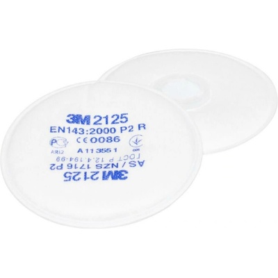 3M™ sada 2 kusů filtrů proti částicím řady 2000, provedení 2125, úroveň ochrany P2 R
