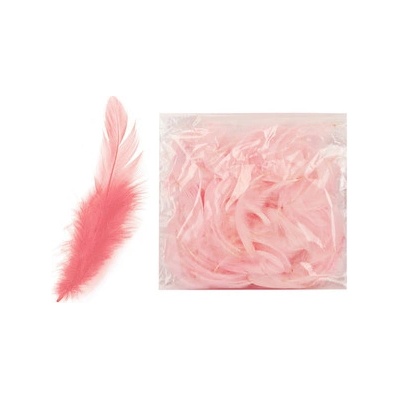 Peří barevné Luma, růžové, 10g – Zboží Dáma