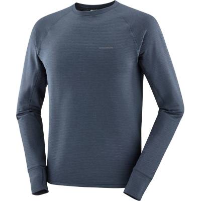Salomon Мъжки поларен пуловер Salomon Essential Lightwarm CN Fleece jumper - Blue Nights - размер XL (005-6759-0315)