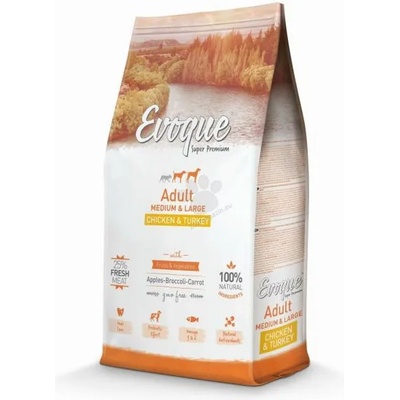 Evoque Adult Medium & Large Chicken & Turkey 12 kg