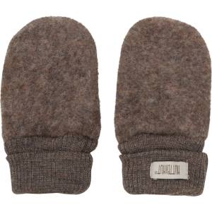 Huttelihut Детски ръкавици Huttelihut Kid's Mittens Wool Fleece 2-Layer Gloves - Brown Melange - размер 50/56 (EU) (202-8356-0111)