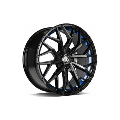 SEVENTY9 SV-C 7.5x17 5x114.3 ET40 black gloss blue inner lip