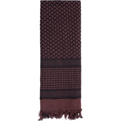 Šátek Rothco Shemagh tmavě hnědo černý – Zbozi.Blesk.cz