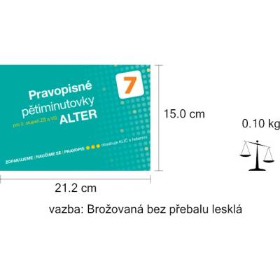 Pravopisné pětiminutovky 7 pro 2. stupeň ZŠ a VG