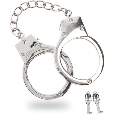 Taboom Luxury BDSM Handcuffs Silver Plated