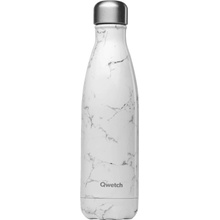 Qwetch nerezová termo láhev Marble White 500 ml