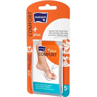 Matopat Comfort Plus Hydrokoloidní náplast M 5 ks