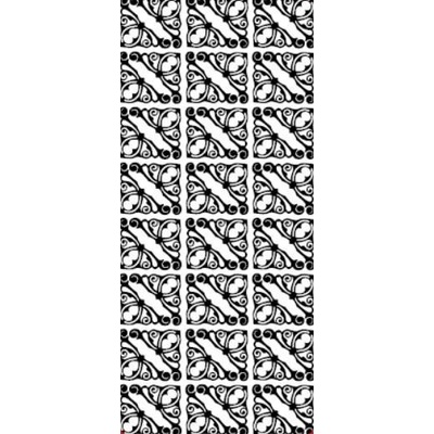 Kanorg Samolepky Ozdobné rohy - kontury 2,5 cm 48 ks Druh: stříbrné DD6577102