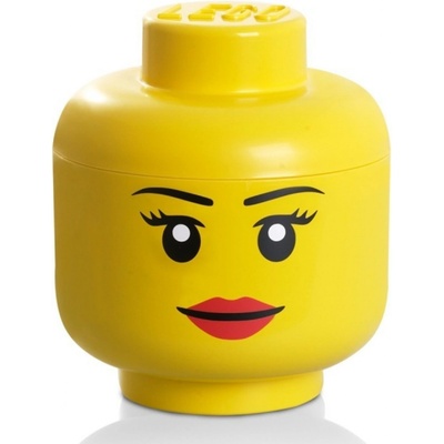 LEGO® 40321725 Room Copenhagen Storage Head 23,8 x 23,8 x 27,2 cm Girl Úložná hlava dívka – Sleviste.cz