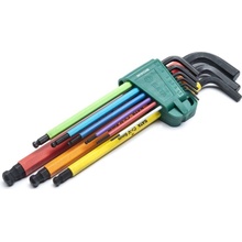 Sata Tools Zástrčné klíče šestihranné s koulí dlouhé sada 9 ks ST09101CHBSJ
