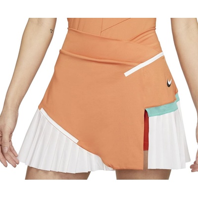 Nike Dri-Fit Spring Court Skirt W hot curry/white/washed teal/white