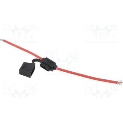 OPTIFUSE LPR-02B-12R Zásuvka; 19mm; 30A; Výv: vodiče; 58V; Barva vodiče: červená
