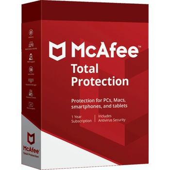 McAfee Total Protection 3 lic. 1 rok update (MTP166009RKA)