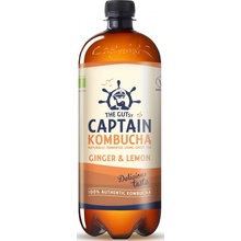 Captain Kombucha zázvor a citron BIO 1 l