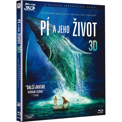 Pí a jeho život 2D+3D BD