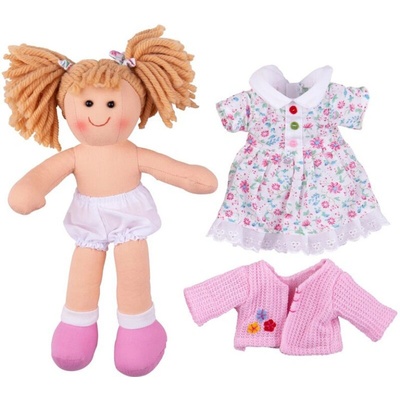Bigjigs Toys látková Poppy 28 cm
