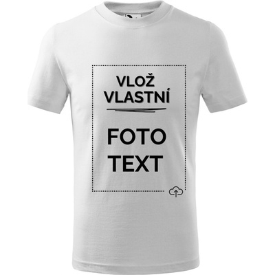 dětské tričko s potiskem bílá – Zboží Dáma