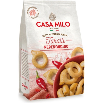 Casa Milo taralli chilli 8 ks 250 g