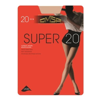 Omsa SUPER 20 opřádaná lycra