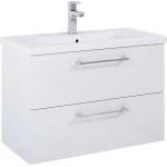 Roca Шкаф Unik Roma Plus Compact, 815 x 395 mm, с 2 чекмеджета и умивалник (A852474806)