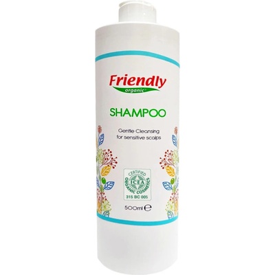 Friendly Organic Органичен Шампоан с Овес и Маслиново Масло за Възрастни - 500 мл