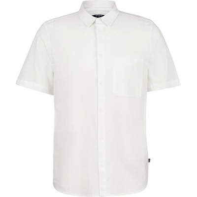 Stoic Мъжка риза с копчета Stoic Hemp54 BjurholmSt. S/S Shirt - Blanc White (216-6096-0513)