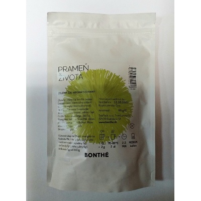 Bonthé Zelený ochutený čaj sypaný Prameň života 60 g