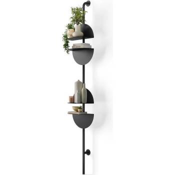 Umbra hk ltd (Канада) Стенна етажерка umbra solis с 4 рафта - цвят черен (umbra 1021262-040)