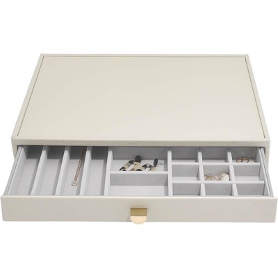 Stackers Ковчеже за бижута Stackers 19 камери с чекмедже supersize светлобежово (75809)
